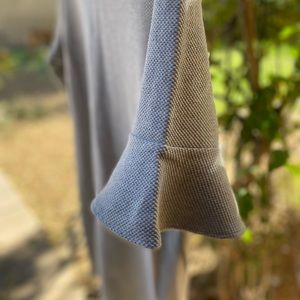 Tahari Textured Grey Knit Sheath